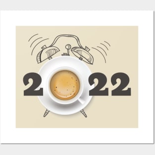 2022 and coffee Posters and Art